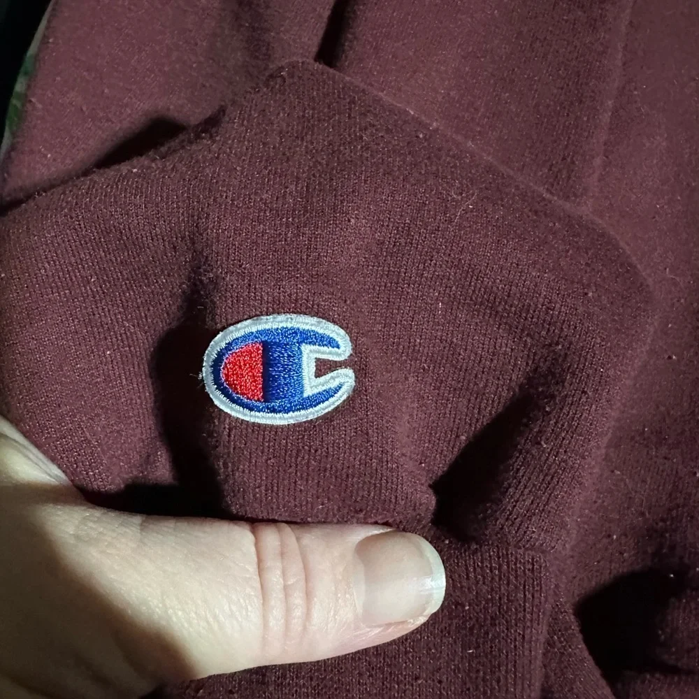 Vintage Champion Harvard University Sweatshirt Crewneck Sz Large Burgundy Shirt
